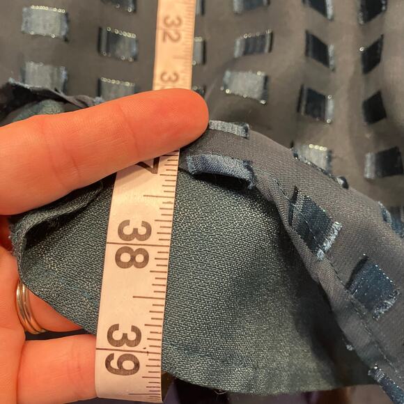 Robert Too Mujeres Petite Green Mesh Overlay Sheath Dress 16WP Made in USA - Picture 12 of 12